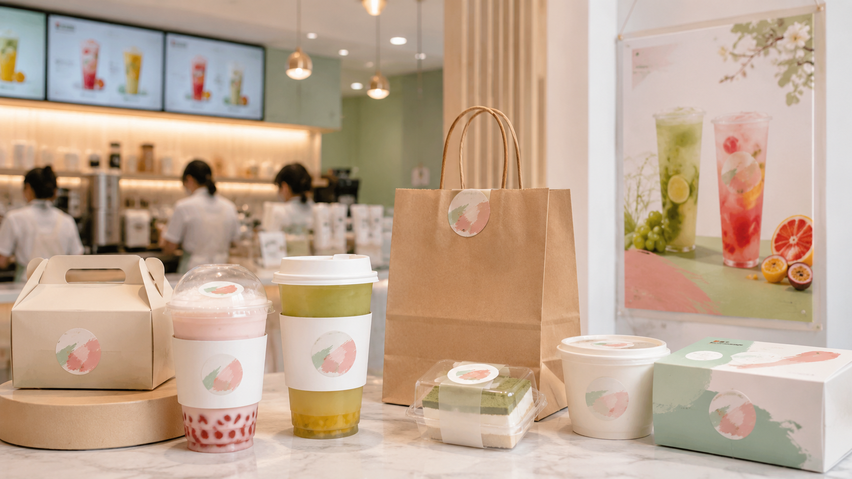 茶饮品牌场景